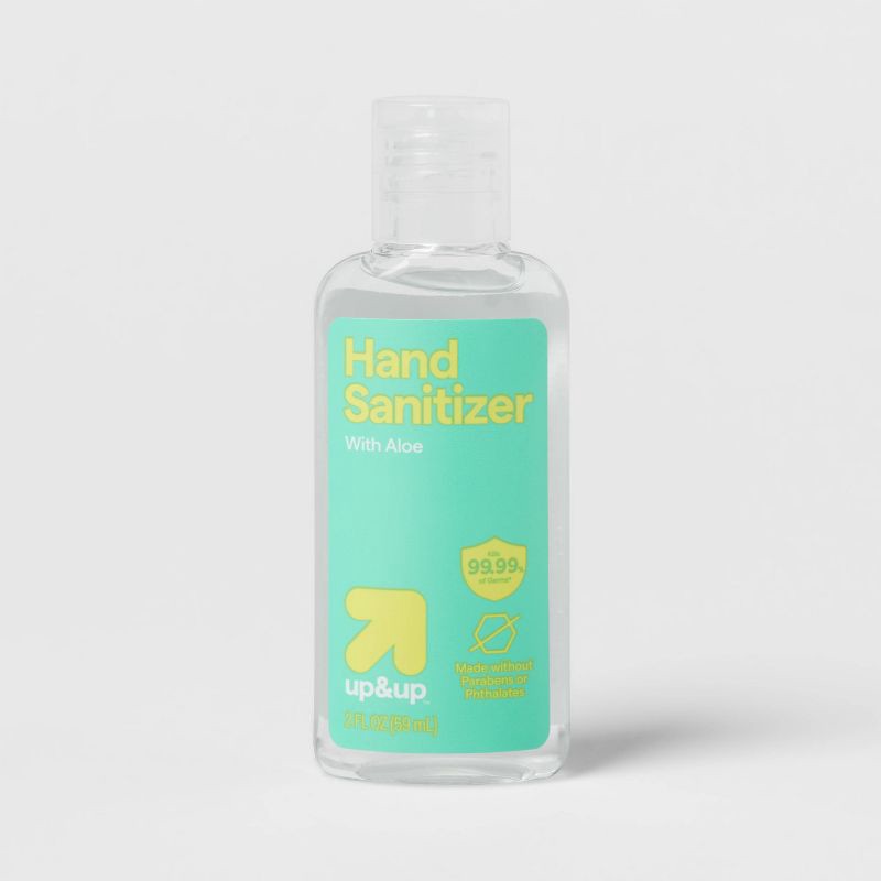 slide 1 of 3, T&T Hand Sanitizer Gel with Aloe - 2 fl oz -Trial Size - up&up™, 2 fl oz