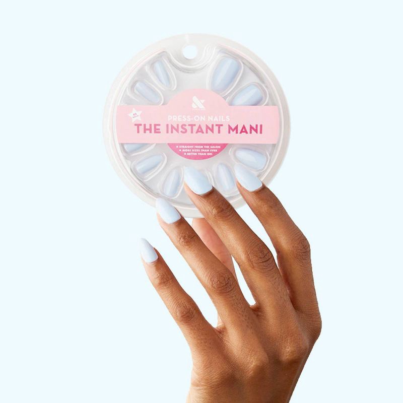 slide 2 of 5, Olive & June Press-On Fake Nails - Almond Medium BP - 42ct, 42 ct