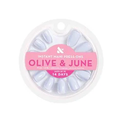 Olive & June Press-On Fake Nails - Almond Medium BP - 42ct