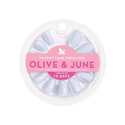 Olive & June Press-On Fake Nails - Almond Medium BP - 42ct