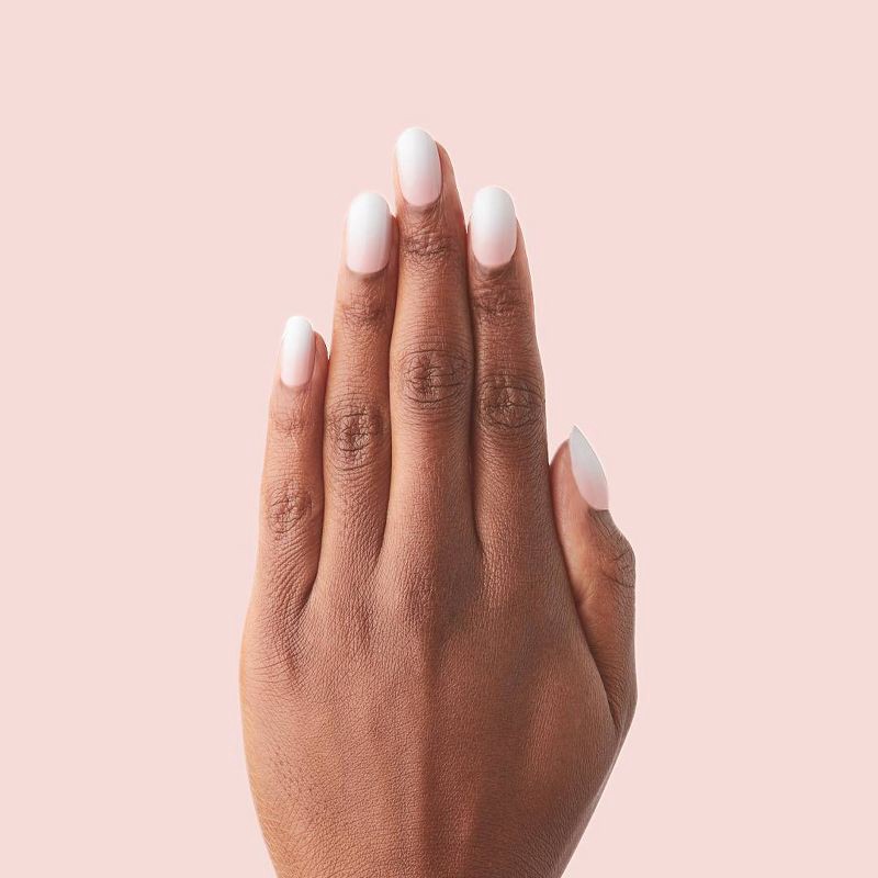 slide 4 of 5, Olive & June Press-On Fake Nails - Round Short CCT Gradient - 42ct, 42 ct