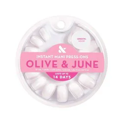 Olive & June Press-On Fake Nails - Round Short CCT Gradient - 42ct