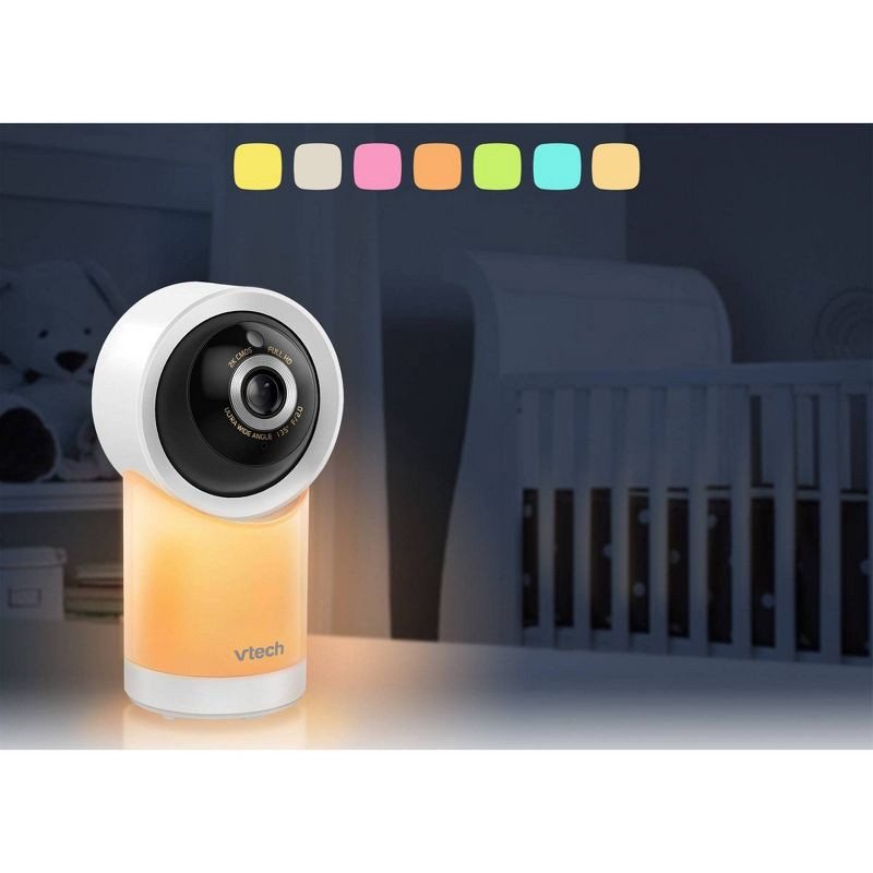 slide 8 of 10, V-Tech VTech 5" HD Smart Pan & Tilt Video Baby Monitor, 1 ct