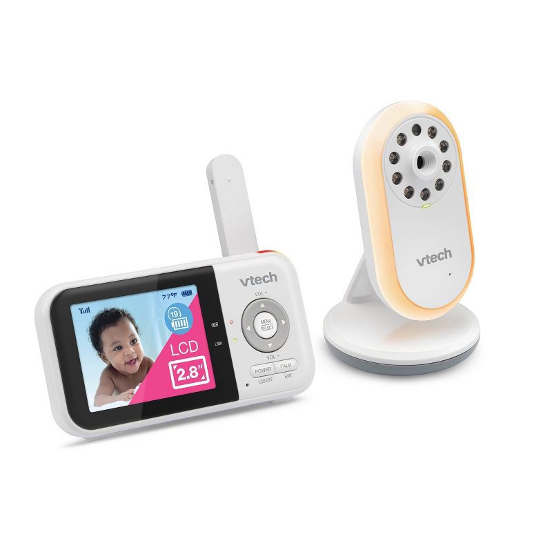 slide 2 of 3, V-Tech VTech 2.8" Fixed Position Video Baby Monitor, 1 ct