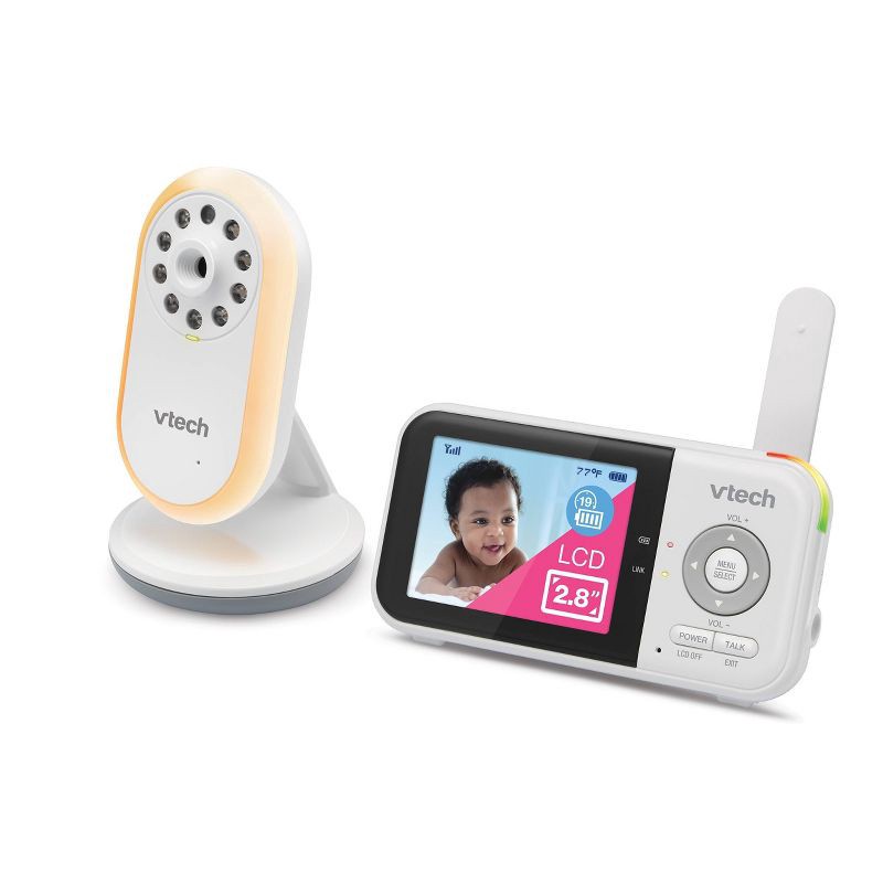 slide 3 of 3, V-Tech VTech 2.8" Fixed Position Video Baby Monitor, 1 ct