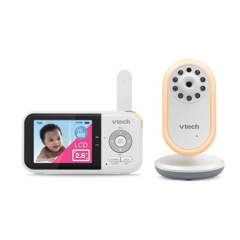 slide 1 of 3, V-Tech VTech 2.8" Fixed Position Video Baby Monitor, 1 ct