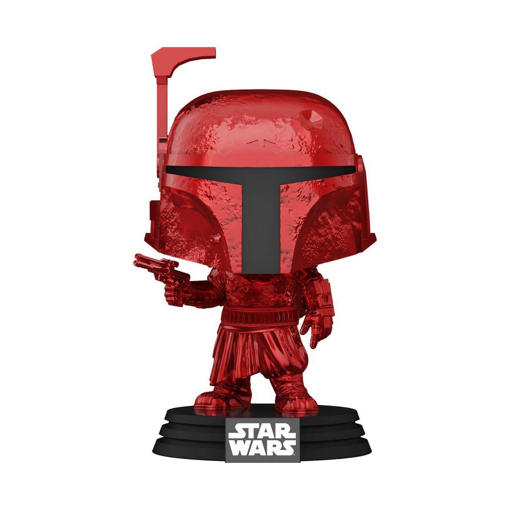 slide 2 of 3, Funko POP! Star Wars - Boba Fett (Red)(Chrome)(Target Exclusive), 1 ct