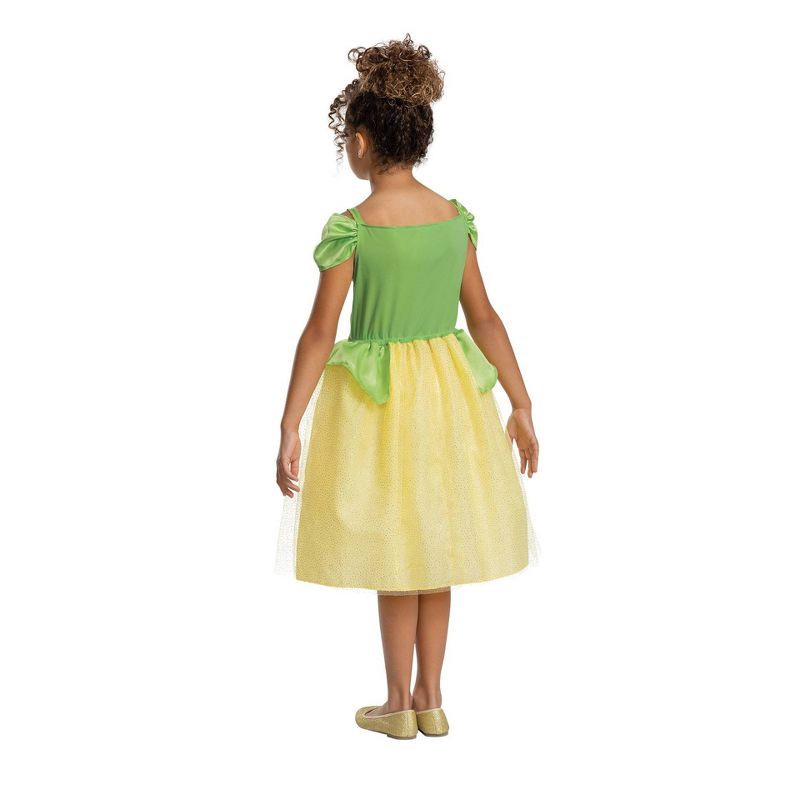 slide 2 of 3, Kids' Disney Princess Tiana Deluxe Light Up Halloween Costume Dress with Headpiece XS (3-4T), 1 ct