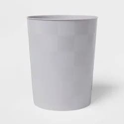 Wastebasket Sleek Silver - Room Essentials™: Plastic, Compact Design, 7.5L Capacity for Bathroom
