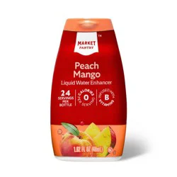 Peach Mango Liquid Water Enhancer Drops - 1.62 fl oz - Market Pantry™