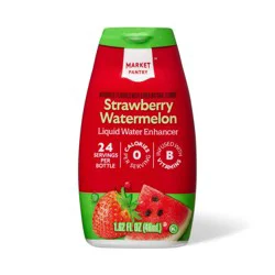 Strawberry Watermelon Liquid Water Enhancer Drops - 1.62 fl oz - Market Pantry™