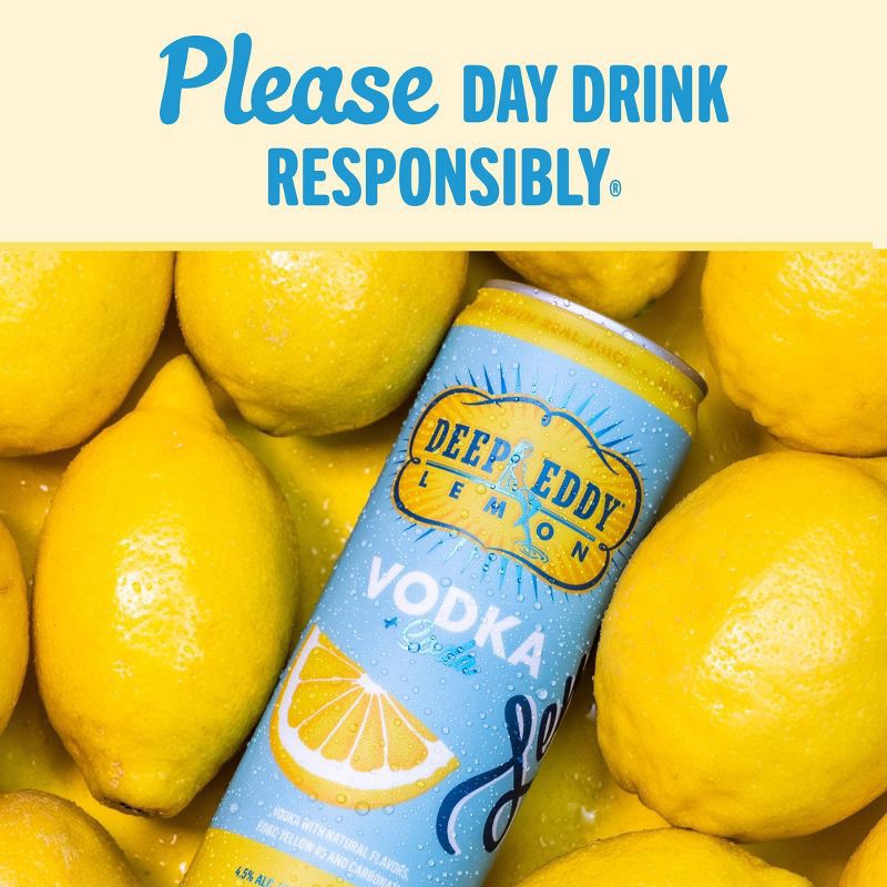 slide 3 of 7, Deep Eddy Lemon RTD - 4pk/355ml Cans, 4 ct; 355 ml