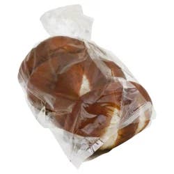 Fresh Pretzel Hamburger Buns