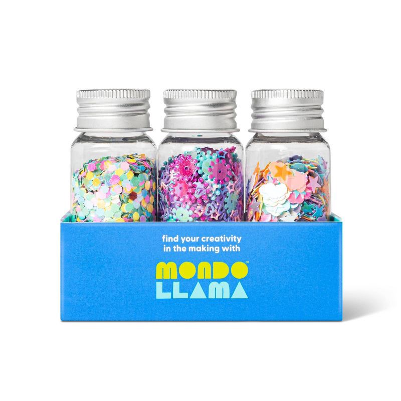 slide 1 of 3, 3pk Specialty Glitter - Mondo Llama™, 3 ct