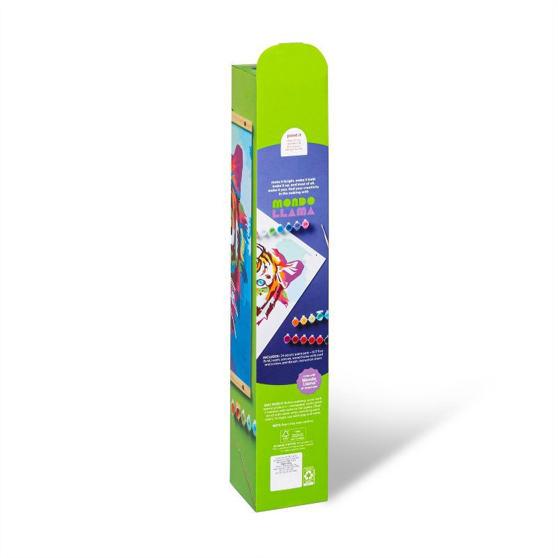 slide 3 of 4, Paint by Number Kit Tiger - Mondo Llama™: Acrylic Painting Kit for Adults with Frame & Instructions, 1 ct