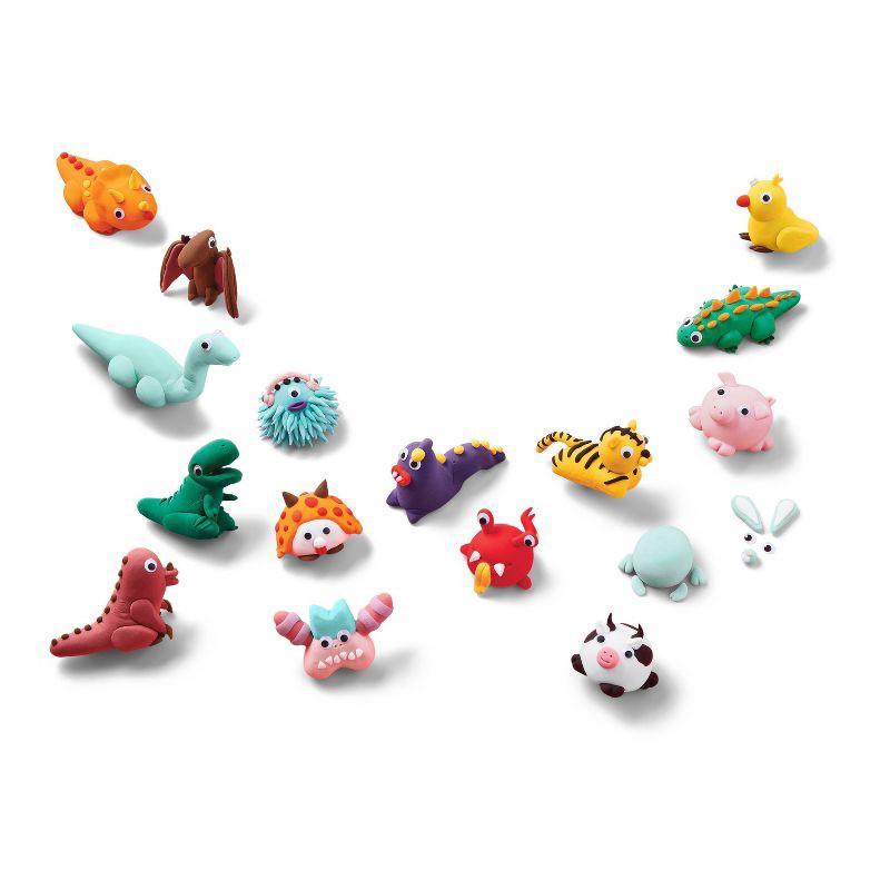 slide 4 of 4, Clay Character Plastic Bucket Kit - Mondo Llama™: DIY Art Kit for Kids, Includes Clay, Tools, Ages 4+, 1 ct