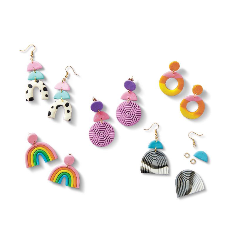 slide 4 of 4, Clay Jewelry Kit - Mondo Llama™: DIY Art Kit with Earring Hooks & Molds for Making Clay Bracelets & Jewelry, 1 ct