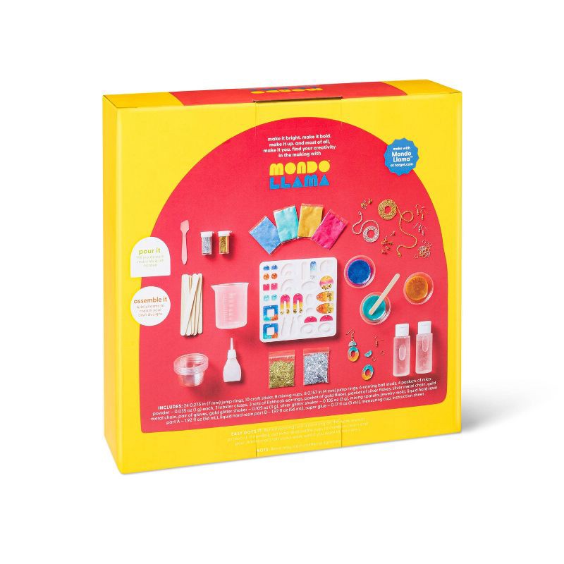 slide 3 of 4, Jewelry Resin Pouring Kit - Mondo Llama™, 1 ct