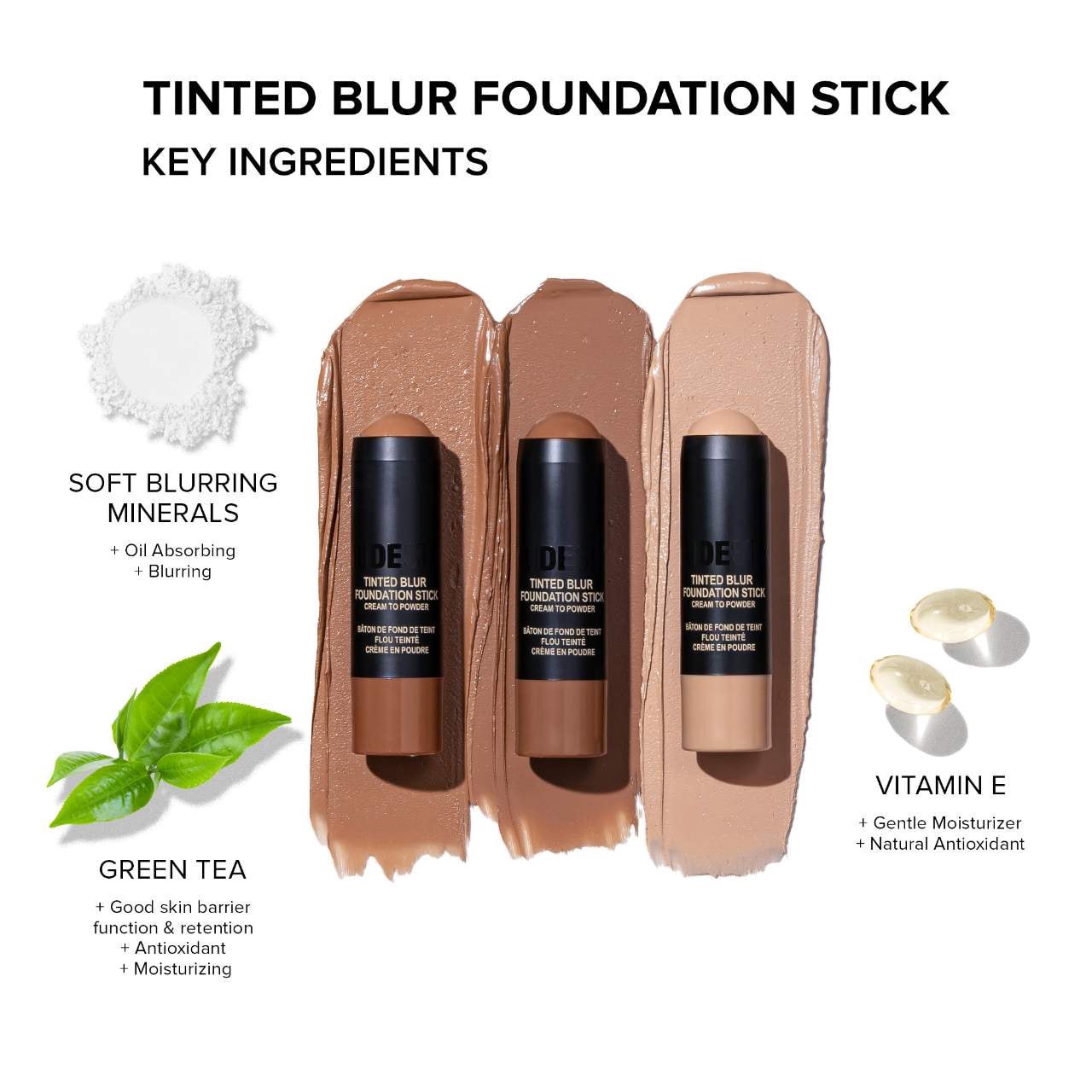 slide 7 of 13, NUDESTIX Tinted Blur Foundation Stick Nude Light 1, 0.2 oz / 6.2 gram