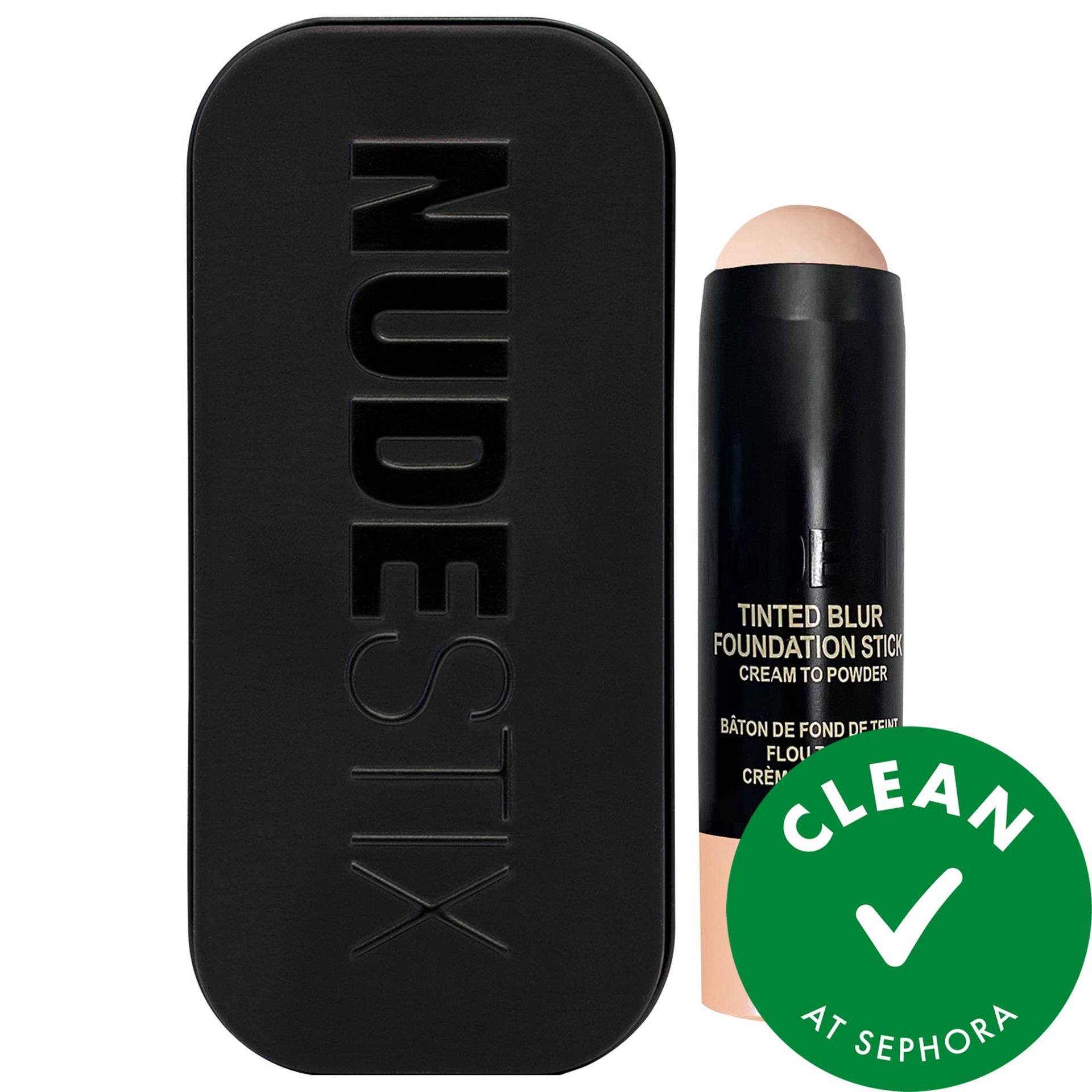 slide 1 of 13, NUDESTIX Tinted Blur Foundation Stick Nude Light 1, 0.2 oz / 6.2 gram