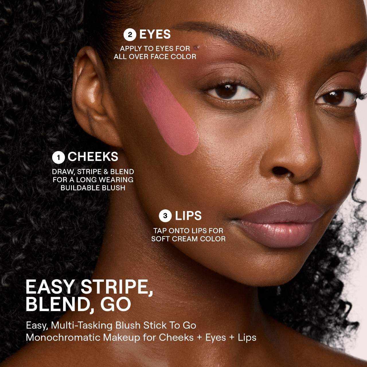 slide 4 of 9, NUDESTIX Nudies Cream Blush Stick Cherie, 