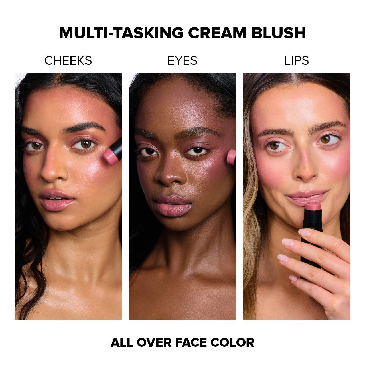 slide 3 of 10, NUDESTIX Nudies Cream Blush Stick Bohemian Rose, 0.25 oz/ 7 gram