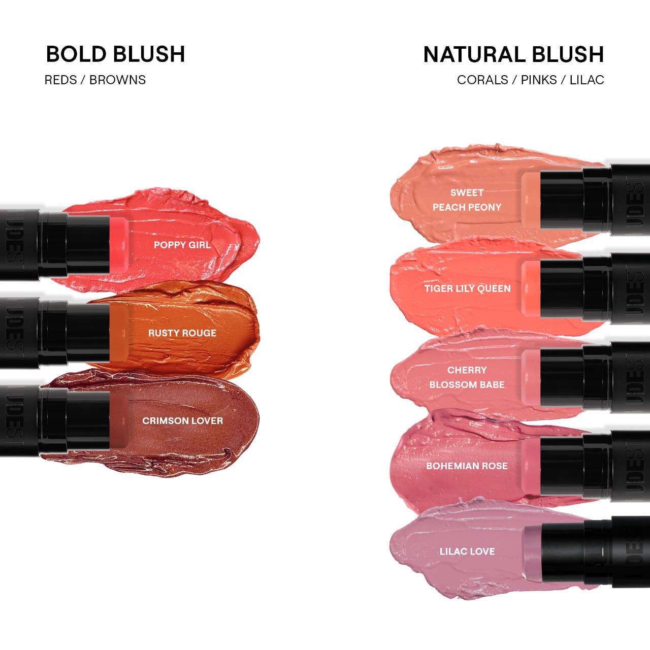 slide 9 of 10, NUDESTIX Nudies Cream Blush Stick Bohemian Rose, 0.25 oz/ 7 gram