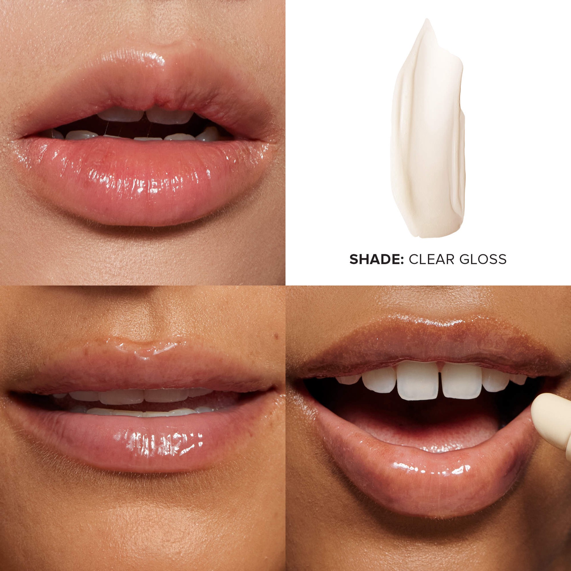 slide 2 of 10, NUDESTIX Hydrating Peptide Lip Butter Clear Gloss, 0.34 oz / 10 ml