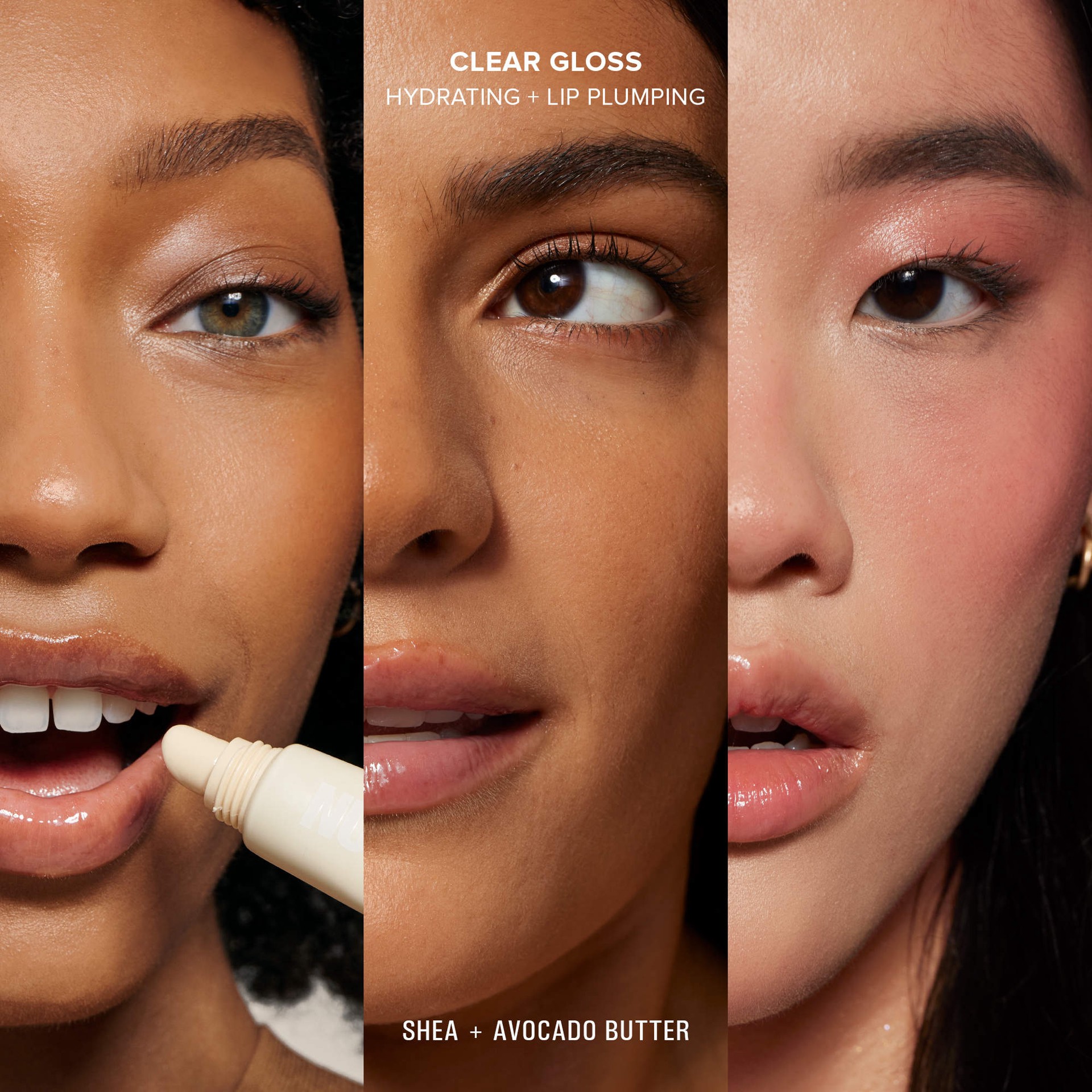 slide 8 of 10, NUDESTIX Hydrating Peptide Lip Butter Clear Gloss, 0.34 oz / 10 ml