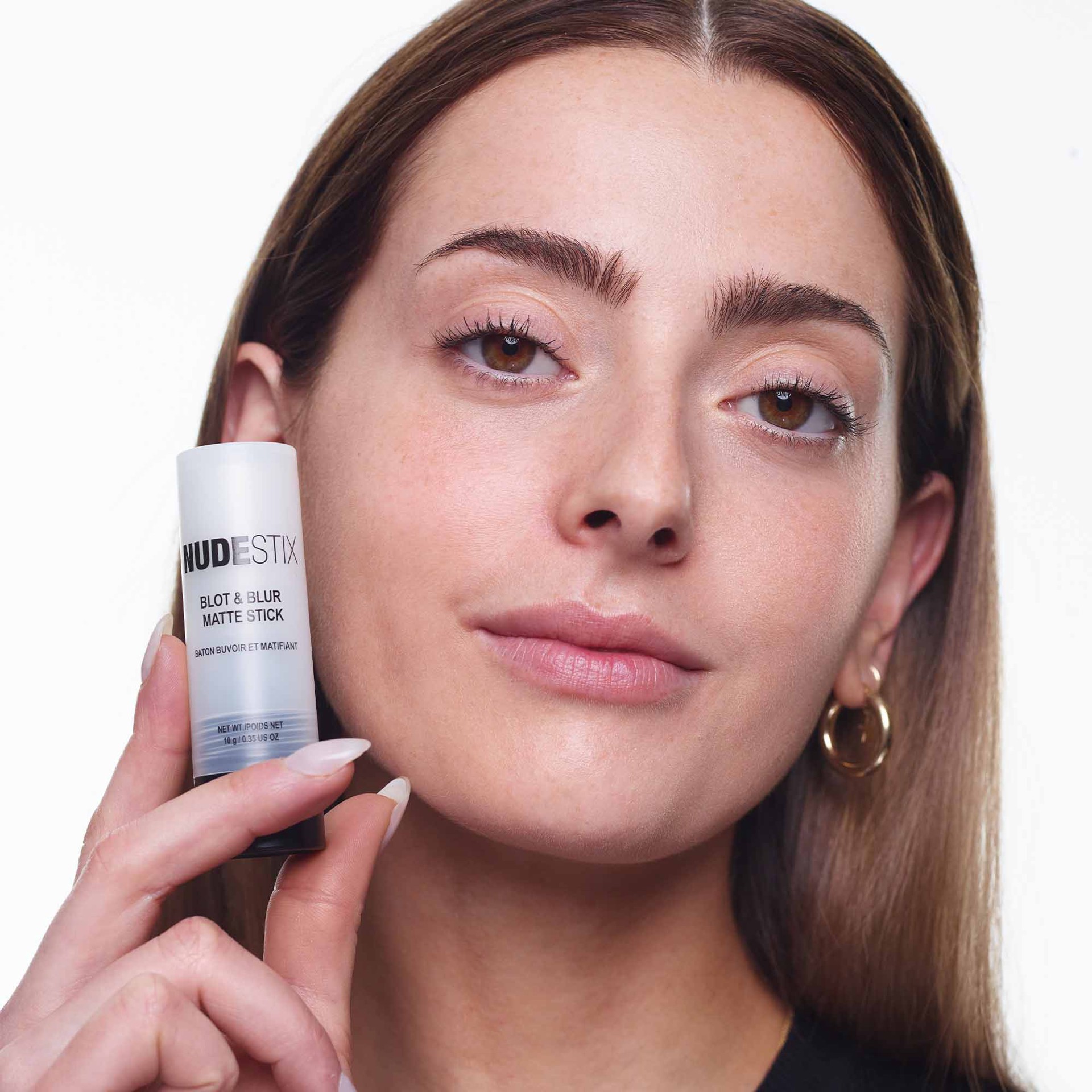 slide 3 of 9, NUDESTIX Blot & Blur Matte Primer Stick 0.35 oz / 10 g, 