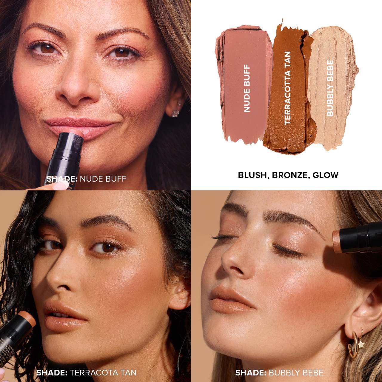 slide 2 of 4, NUDESTIX Mini Soft & Warm Nudes 3-Piece Kit, 1 ct