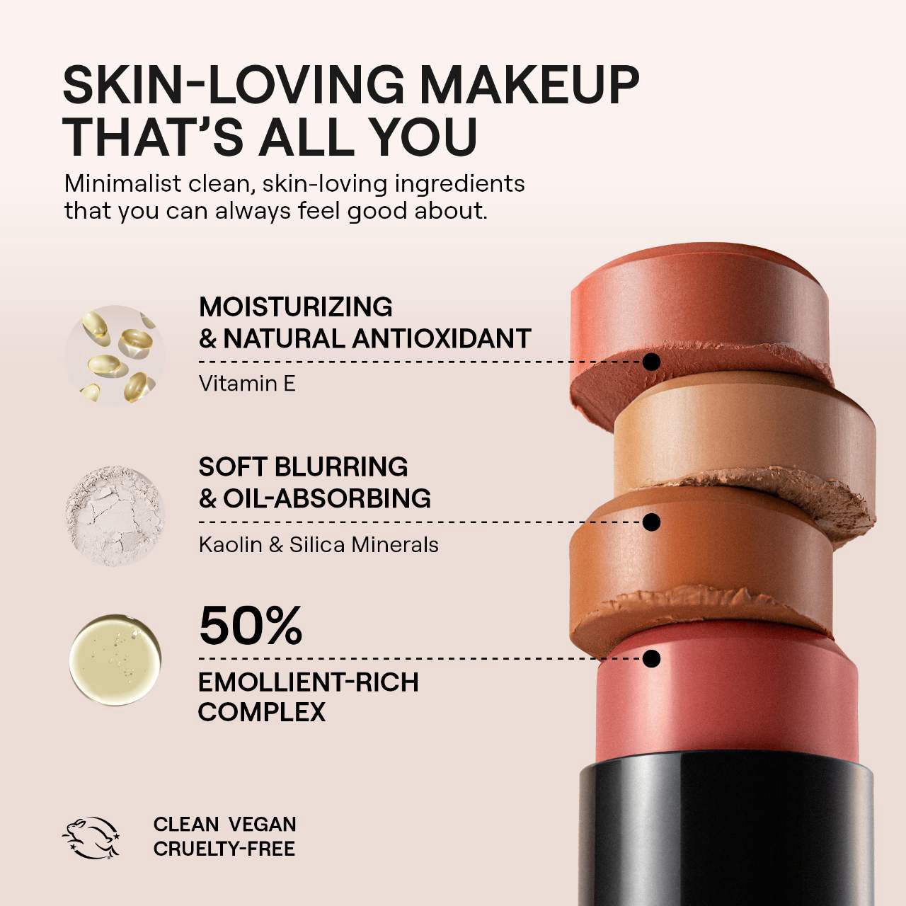 slide 4 of 9, NUDESTIX Nudies Cream Bronzer Stick Bondi Belle,