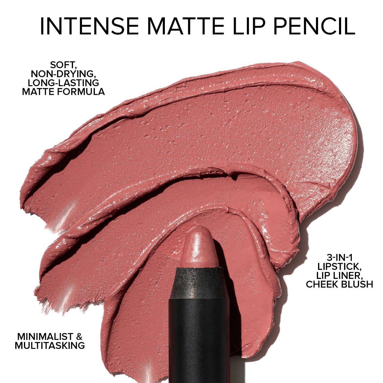 slide 5 of 6, NUDESTIX Intense Matte Lip Pencil + Cheek Mystic Matte, 0.1 oz