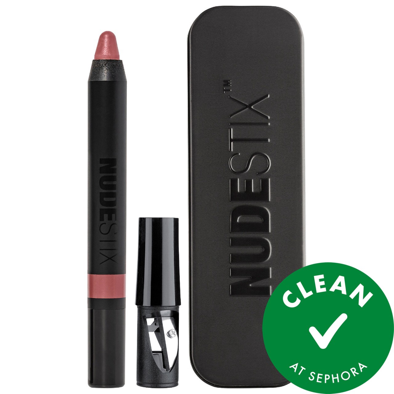 slide 1 of 6, NUDESTIX Intense Matte Lip Pencil + Cheek Mystic Matte, 0.1 oz