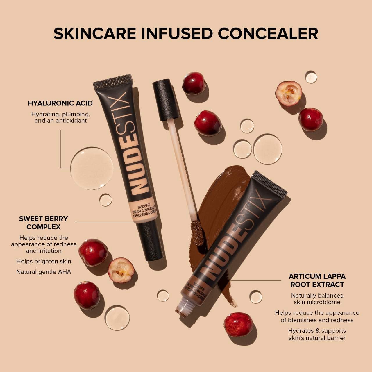 slide 5 of 10, NUDESTIX Nudefix Cream Concealer Nude 2, 1 ct