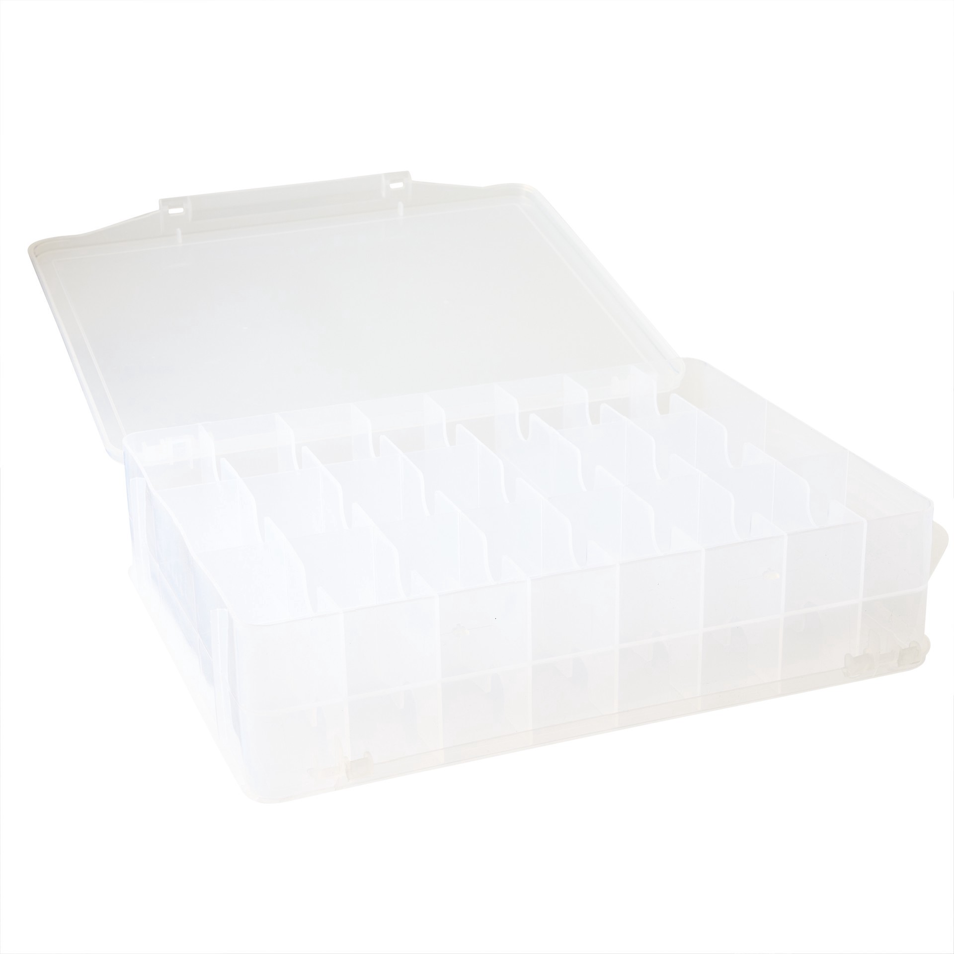 slide 5 of 5, Creative Options Double Sided Thread & Parts Box, 10.25 in x 3.25 in x 14.125 in