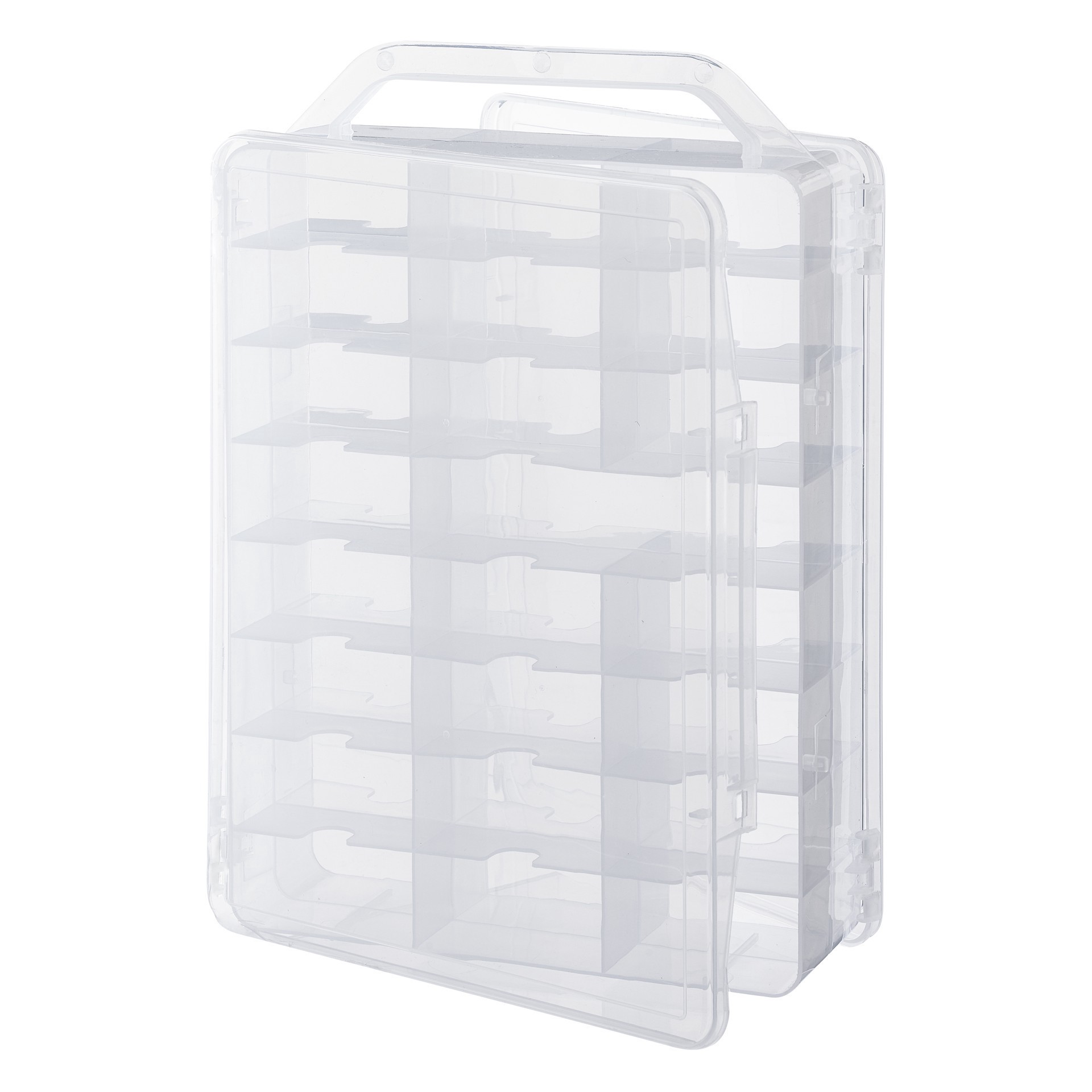 slide 3 of 5, Creative Options Double Sided Thread & Parts Box, 10.25 in x 3.25 in x 14.125 in