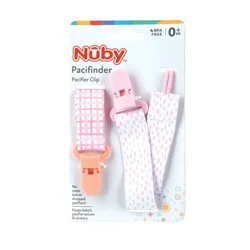 Nuby 2pk Pacifinder - Pink