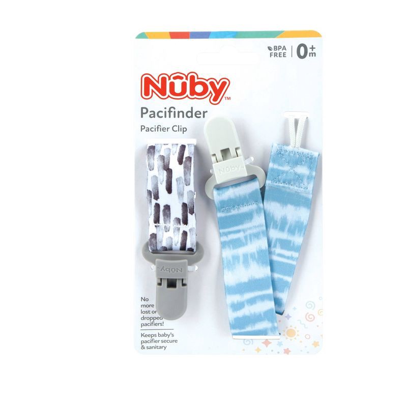 slide 1 of 8, Nuby Pacifinder - Blue - 2pk, 2 ct