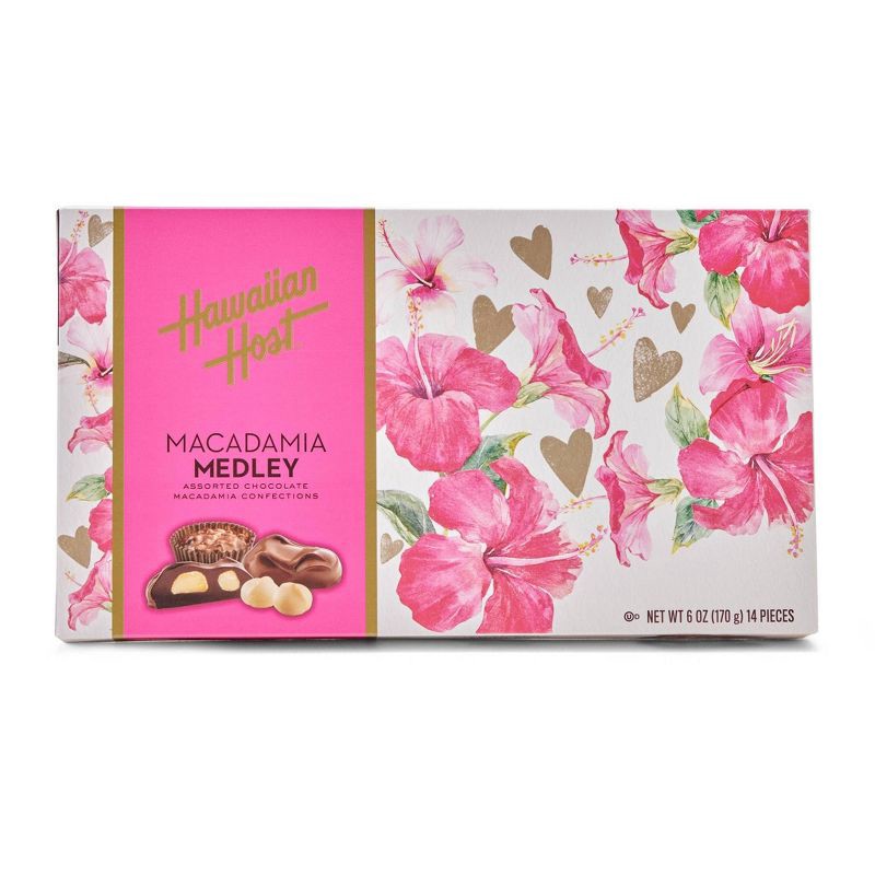 slide 1 of 6, Hawaiian Host Valentine's Macadamia Medley Box - 6oz, 6 oz