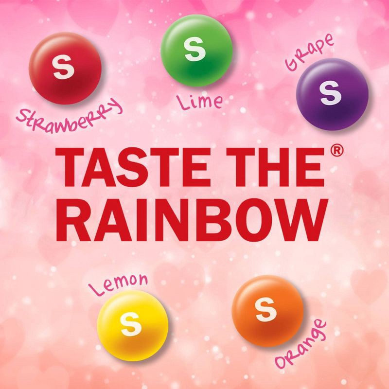 slide 3 of 9, Skittles Original Chewy Fruit Candy Valentines Day Heart Box Gift Container - 1.07oz, 1.07 oz