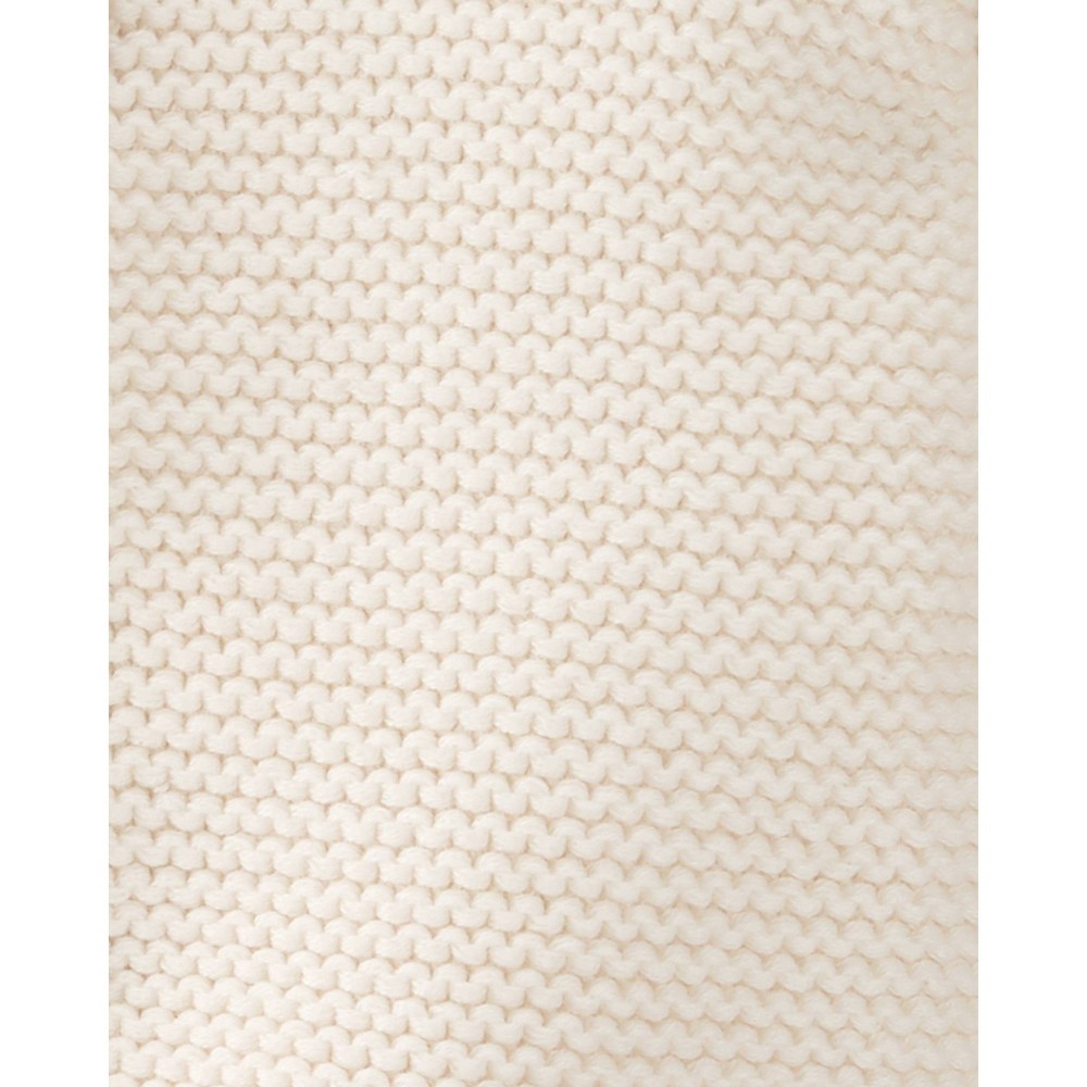 slide 4 of 5, Baby Organic Cotton Sweater Bubble Romper - little planet by carter's Off-White Newborn, 1 ct