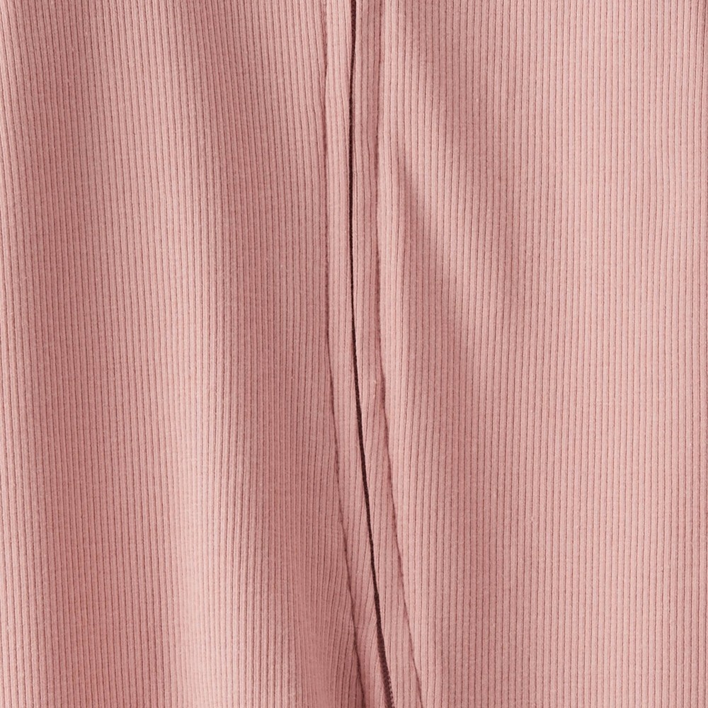 slide 3 of 3, Baby Girls' Organic Cotton Rib Sleep N' Play - little planet by carter's Pink Newborn, 1 ct