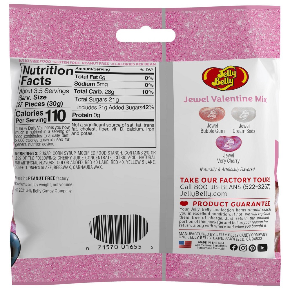 slide 2 of 4, Jelly Belly Valentine's Jewel Beans Bag, 3.5 oz