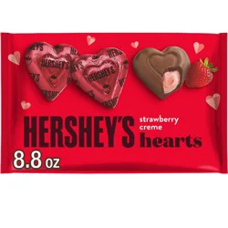 Hershey's Valentine's Day Strawberry Crème Hearts Candy - 8.8oz