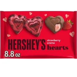 Hershey's Valentine's Day Strawberry Crème Hearts Candy - 8.8oz
