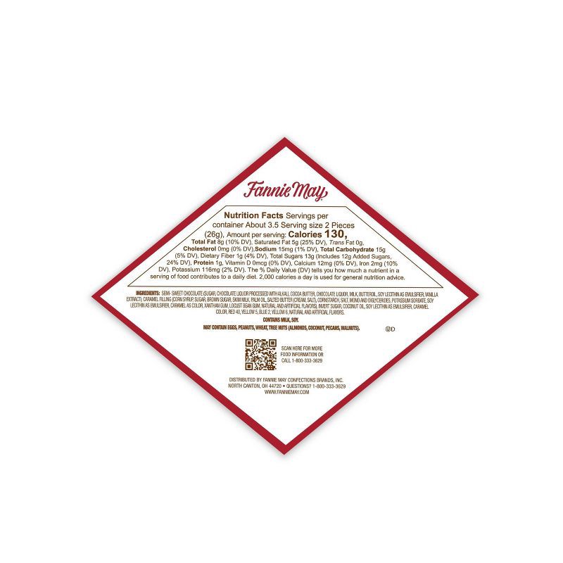 slide 7 of 9, Fannie May Valentine's Dark Chocolate Decadent Duo - 3.2oz, 3.2 oz