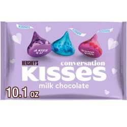 Hershey's Kisses Conversation Valentine's Day Milk Chocolate Candy - 10.1oz