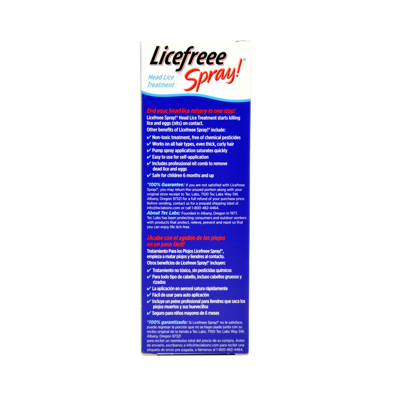 slide 2 of 3, Licefreee! Spray! Head Lice Treatment 6 fl oz, 6 fl oz