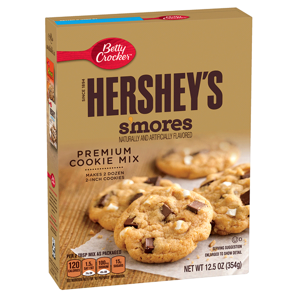slide 1 of 1, Betty Crocker Hershey's S'mores Cookie Mix, 12.5 oz